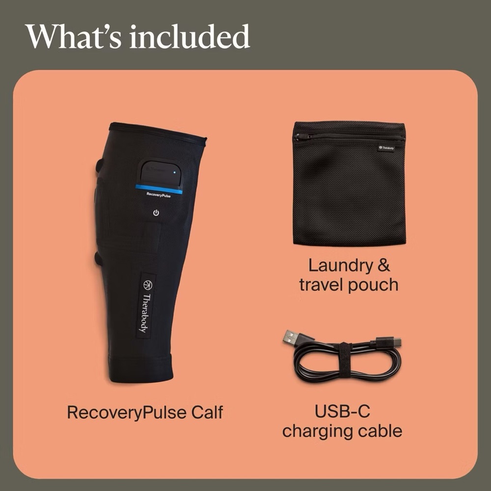 NIB Sealed Therabody RecoveryPulse Calf Compression & Vibration - Size M - Picture 5 of 12